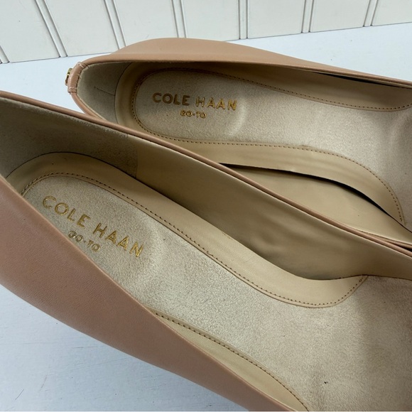 NWT Cole Haan Women’s The Go-to Park Tuscan Sand Leather Pump 2.5” Heel Sz 8.5B - Picture 10 of 12